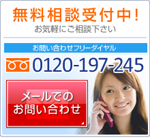 メールでのお問い合わせ